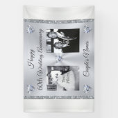 FOTO('s), 60e Jubileum-decoratie Spandoek (Verticaal)