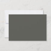Foto Sage Green Boho Monogram De datum opslaan (Achterkant)