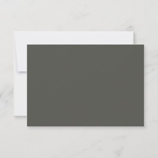 Foto Sage Green Boho Monogram De datum opslaan (Achterkant)