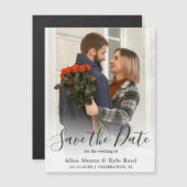 Foto Save the Date Announding Magnet (Voorkant / Achterkant)