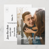 Foto Save the Date Briefkaart (Voorkant / Achterkant)