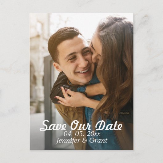 Foto Save the Date Briefkaart (Voorkant)