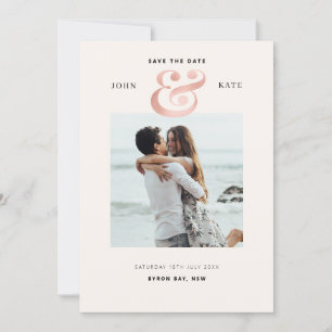 Foto Save the Date Invitation Kaart