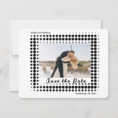 Foto Save the Date Kaart bruid bruidegom trouwdag (Voorkant)