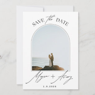 Foto Save the Date Kaart met Koppel Foto