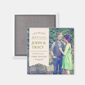 Foto Save the Date Magnet - Banner Magneet (Voorkant / Achterkant)
