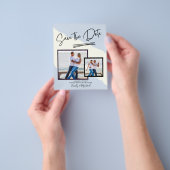 FOTO Save the Date - Modern handgeschreven script Flyer (Hand)