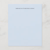 FOTO Save the Date - Modern handgeschreven script Flyer (Achterkant)