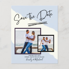 FOTO Save the Date - Modern handgeschreven script Flyer