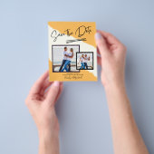 FOTO Save the Date - Modern handgeschreven script Flyer (Hand)