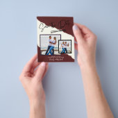 FOTO Save the Date - Modern handgeschreven script Flyer (Hand)