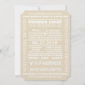 Foto Save the Date Wedding Invitation (Achterkant)