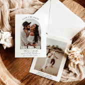 Foto Save the Dates, Moderne minimalistische Boho Kaart