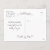 Foto schoolbord Happy Merry Everything Briefkaart (Achterkant)