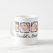 Foto Scribble Lijst Persoonlijk Beste mama Koffiemok (Voorkant links)