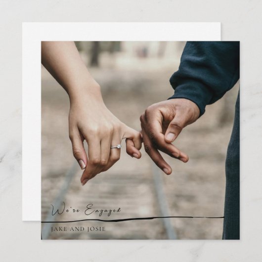 Foto, script, bekendmaking aankondiging (Voorkant / Achterkant)