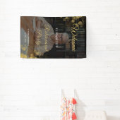 Foto Script Pensioenfeest Goud Spandoek (Insitu)