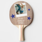 Foto Sentimental Vaderdag Birthday Tafeltennisbatje (Achterkant)