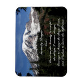 Foto Serenity Prayer Mount Rainier Magneet (Verticaal)