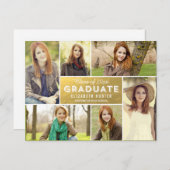 Foto Showcase Afstuderen Aankondiging GOLD (Voorkant / Achterkant)