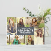 Foto Showcase Afstuderen Uitnodiging - Chalk (Staand voorkant)