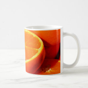 Foto sinaasappels koffiemok