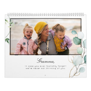 Foto Sjabloon Greenery Grandma ID931 Kalender