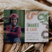 Foto Snake Verjaardagsuitnodigingen Kaart