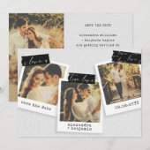  foto Snapshots Washi Tape Wedding Save The Date (Voorkant / Achterkant)