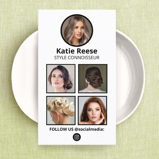 Foto sociale media, Instagram Visitekaartje