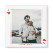 Foto speelkaarten hart liefde aas eenvoudig