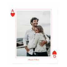 foto speelkaarten hart liefde aas eenvoudig