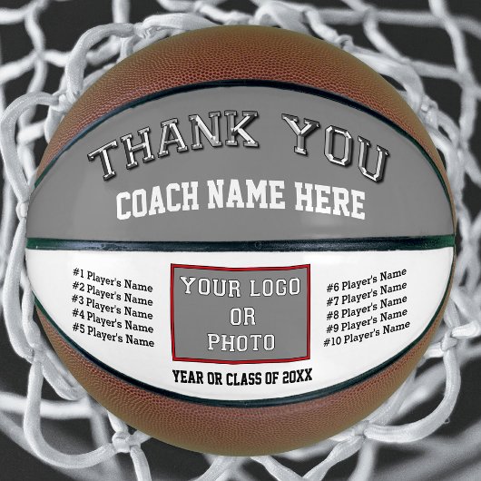 Foto, speldennamen Basketball Coach Gift Ideeën Basketbal