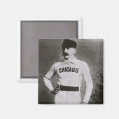 foto, Sports Chicago Baseball Player Magneet (Voorkant / Achterkant)