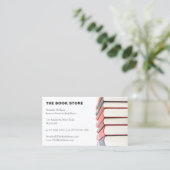 Foto, Stack of Books - Book Store - Visitekaartje (Staand voorkant)