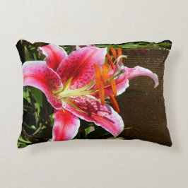 Foto Stargazer Lily Accent Kussen