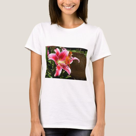 Foto Stargazer Lily T-shirt (Voorkant)