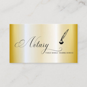 *~* FOTO - Stempel Pen Feather Signing Agent Notio Visitekaartje