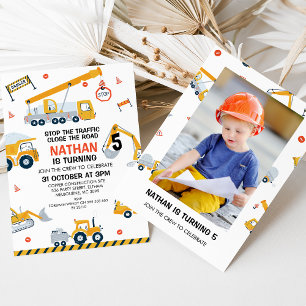 Foto Stop de verkeersconstructie verjaardag Kaart