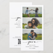 Foto strook Save The Date foto booth bruiloft datu (Voorkant / Achterkant)