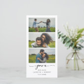 Foto strook Save The Date foto booth bruiloft datu (Staand voorkant)