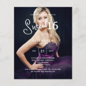 FOTO SWEET 16 Moderne begroting van de EU Birthday (Voorkant)