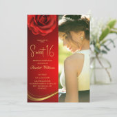 foto Sweet 16 Uitnodiging (Staand voorkant)