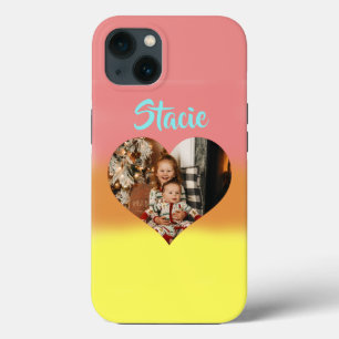 Foto Sweet Sunset Heart iPhone 13 Hoesje
