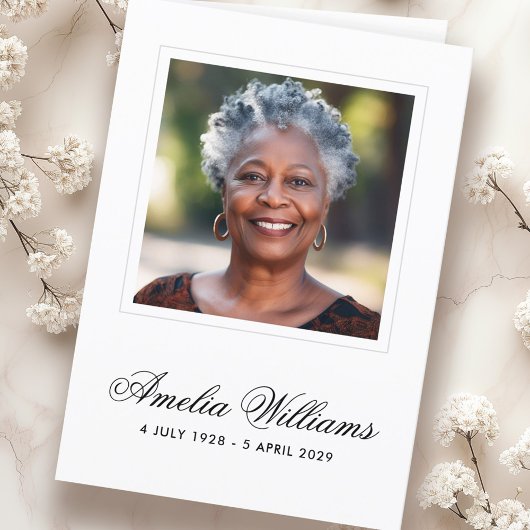 Foto sympathie rouwverlies dank u gevouwen kaart