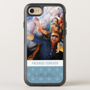 Foto & Tekst Fleur-de-lis patroon OtterBox Symmetry iPhone 8/7 Hoesje
