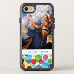 Foto & Tekst Ronde bubbels kinder patroontje 2 OtterBox Symmetry iPhone 8/7 Hoesje