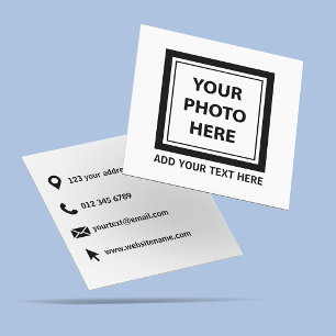 Foto & tekst uploaden – Aanpassen Contactkaartje