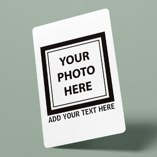 Foto & tekst uploaden – Aanpassen Pokerkaarten