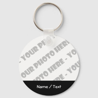Foto & Text Basic Sleutelhanger - Creëer Uw eigen